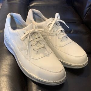 Rockport PROWALKER Men's Tan Leather Lace-Up Sneakers Sz 12